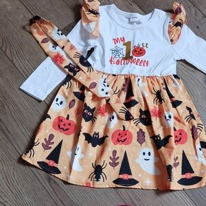 Halloween Dress "First Halloween" Size 18-24 mo.